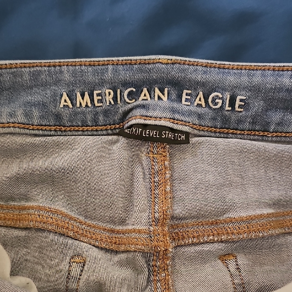 American Eagle Outfitters Blue Skinny Jeans - Picture 2 of 4
